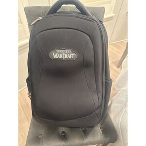 World of Warcraft XPS Gaming Backpack Black Laptop Bag 15 pockets RARE